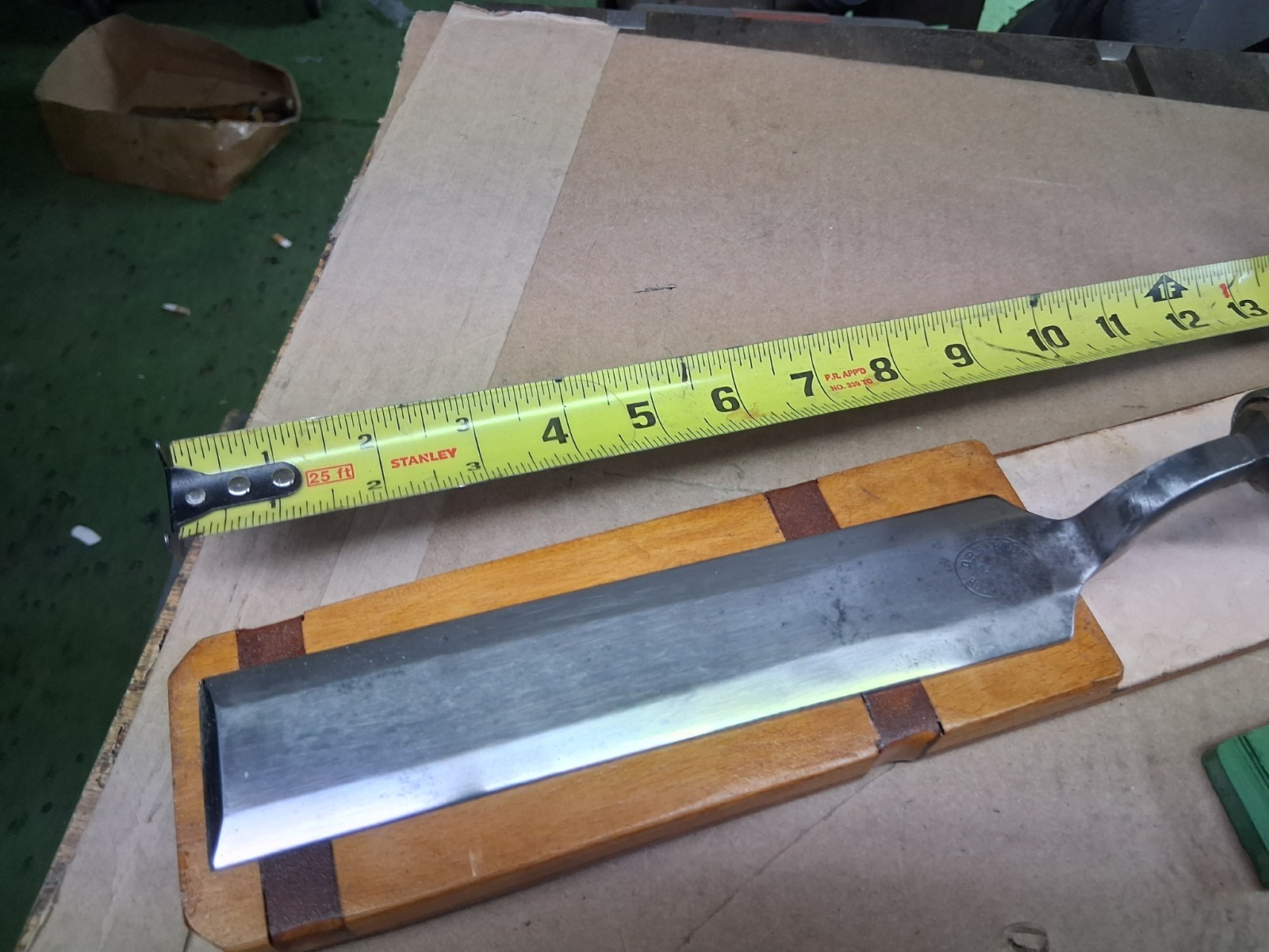 Restored D.R. Barton 1 3/4″ Trowel Shank Paring Chisel
