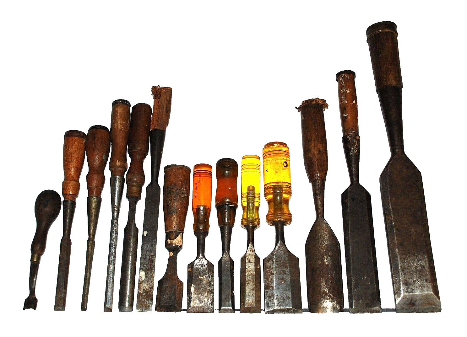 14 Wood Carving Gouge Chisels Arik Anton Berg CE Jennings L & I J White Stanley