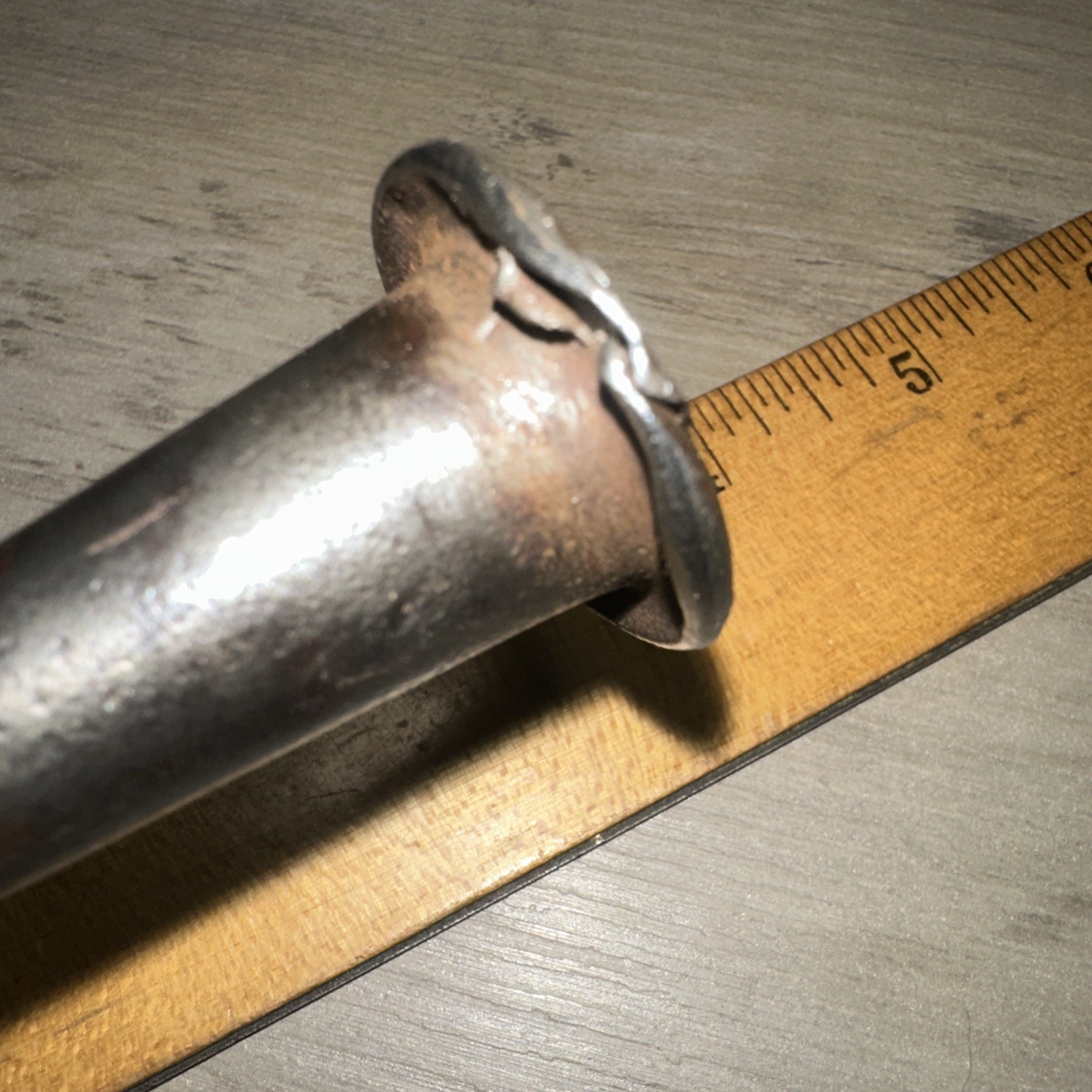 Antique T.H. Witherby 1 1/4” inch Beveled Chisel, High Quality Tool!