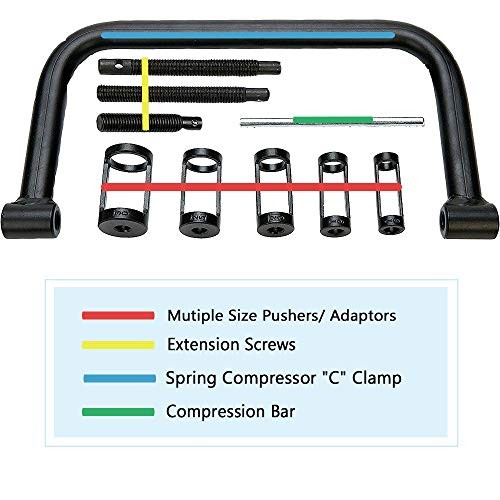 Engine Overhead Solid Valve Spring Compressor Automotive Tool C Clamp Service