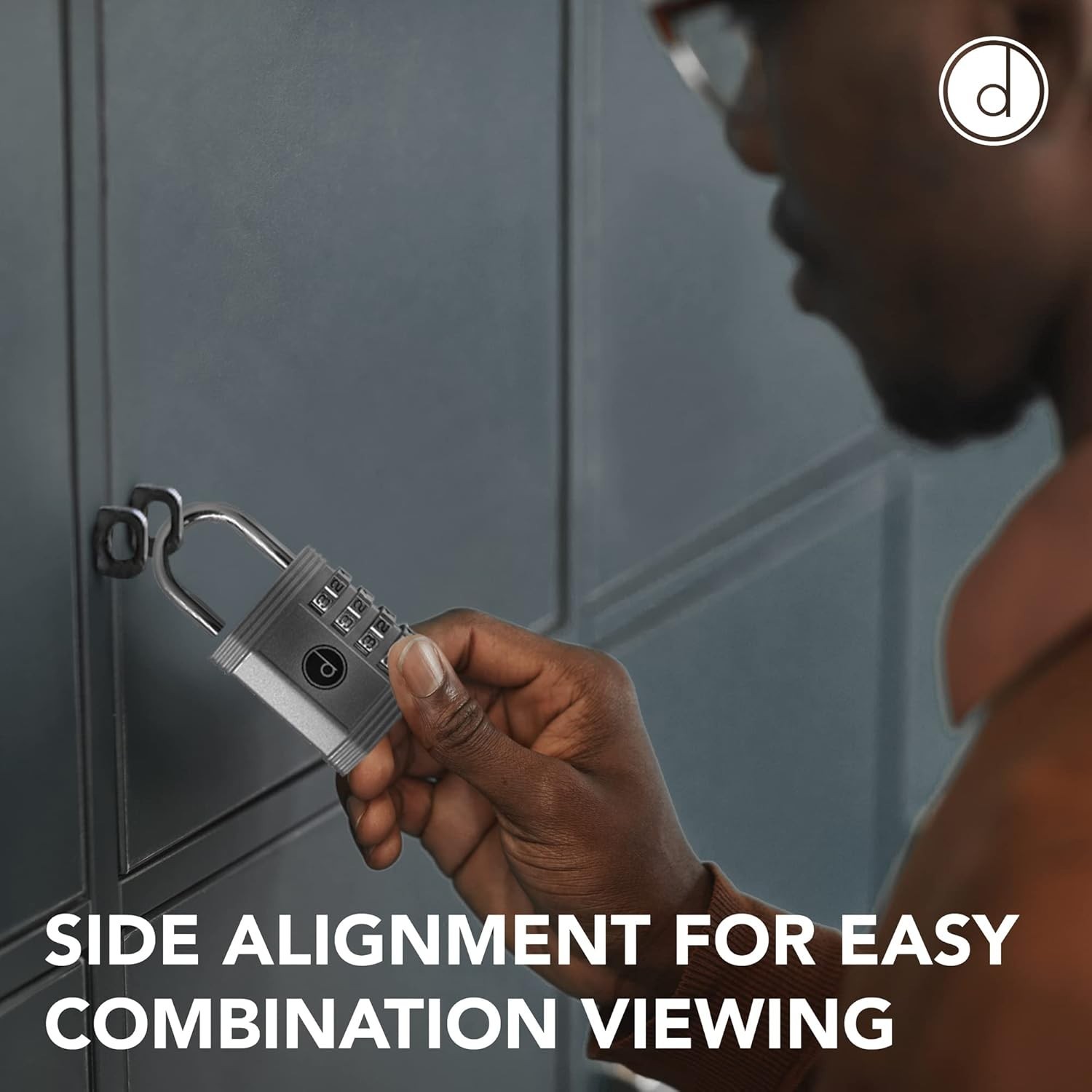 Versatile 4 Digit Combination Lock – Weather-Resistant for Gym Lockers & Gates
