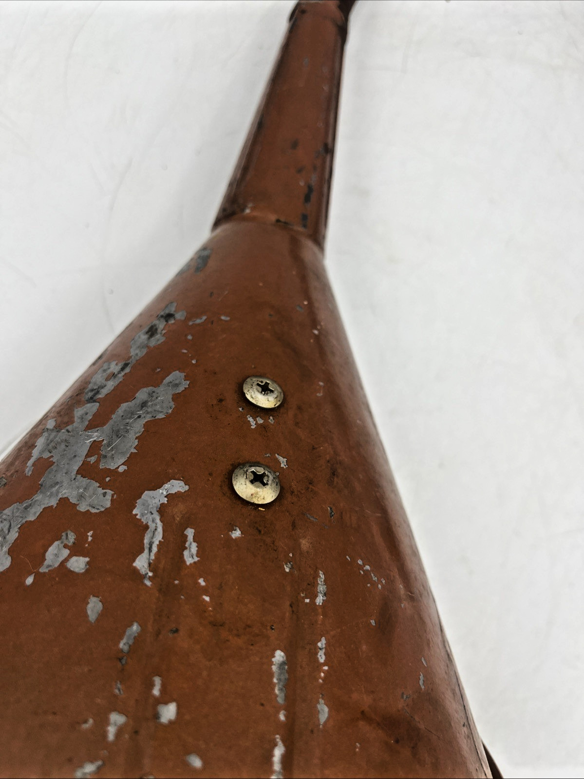 Vintage Huffman Fulvue Oil Can Funnel Flexible Hose Spout 33″