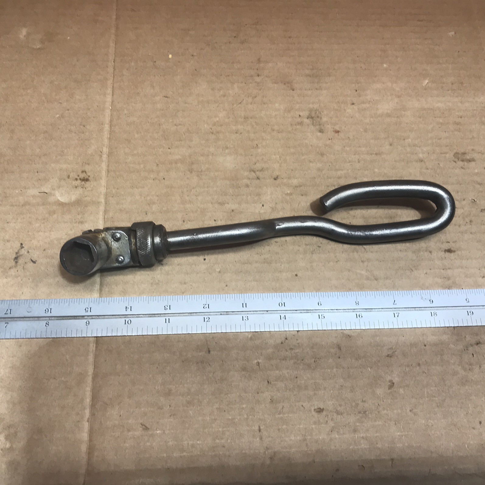 Frank Mossberg No 624 Ratcheting 5/8″ Offset Ratchet Socket Wrench