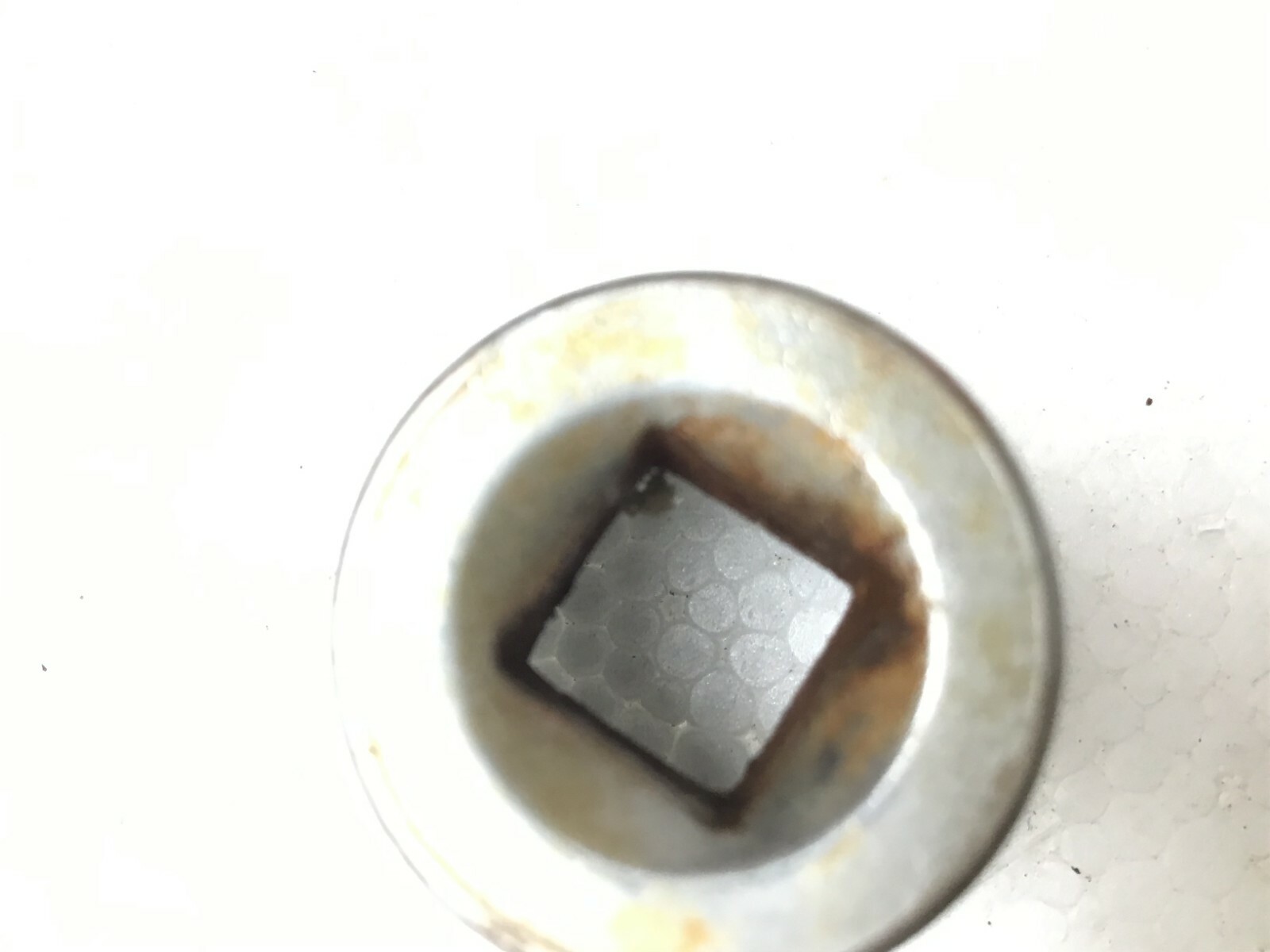 Sears 17mm ~ 12 pt point ~ 3/8″ drive socket ~ Used