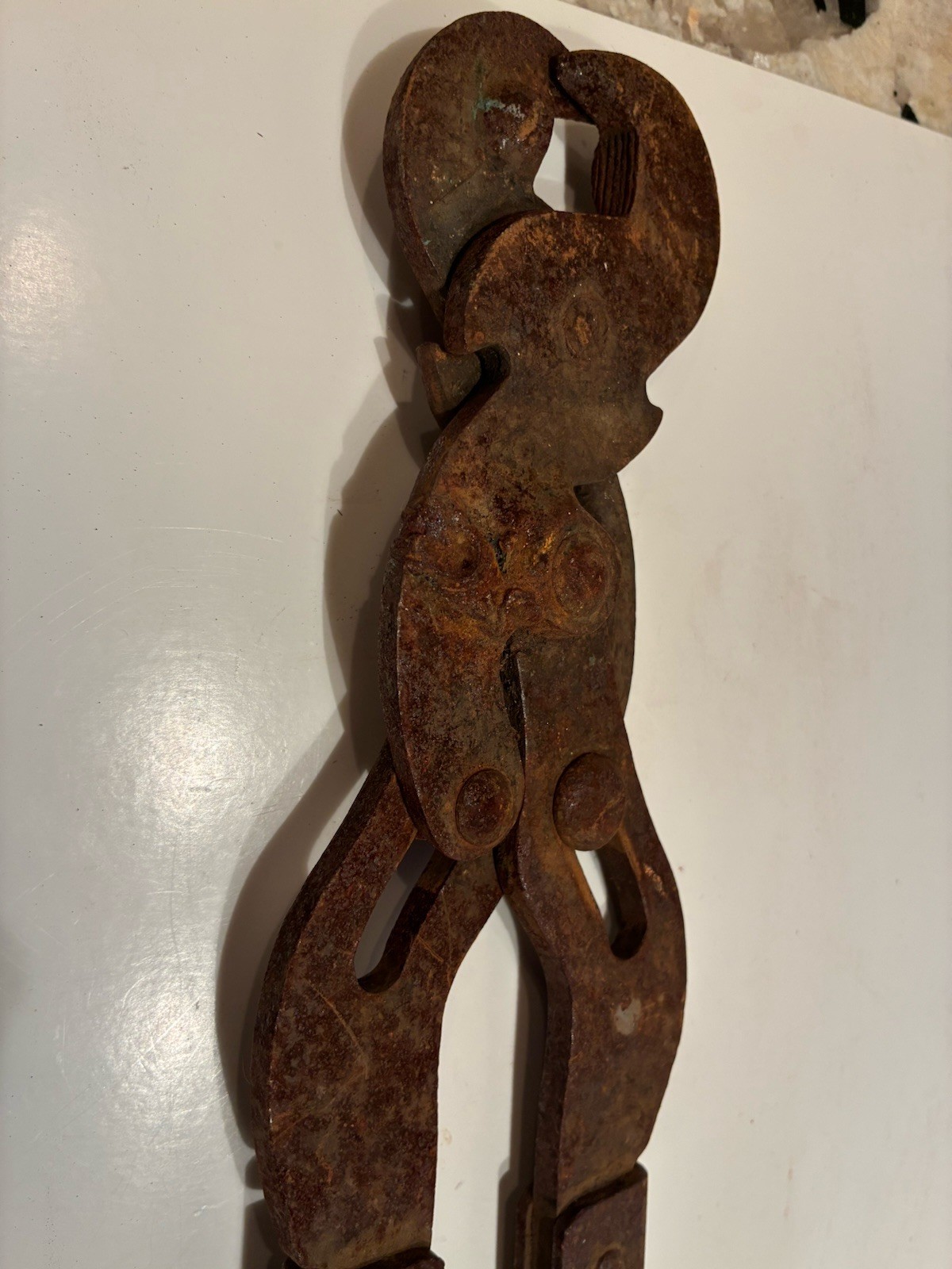 Vintage Rusty Metal Weed Sturdy Pliers American Chain Company USA