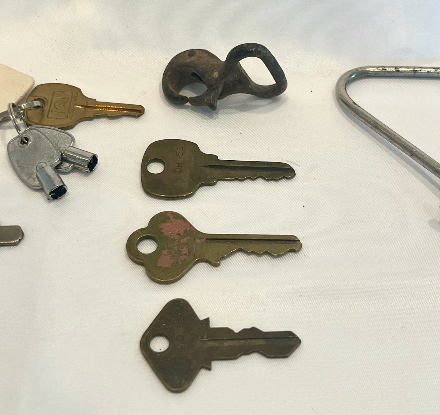 Vintage House Keys, Lock Keys, & Other, Set of 9
