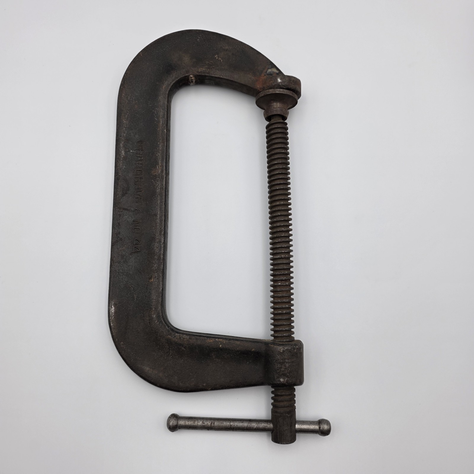 Vintage Hargrave 6 No. 44 Clamp Cincinnati Tool Co. Made in USA 6″ Opening