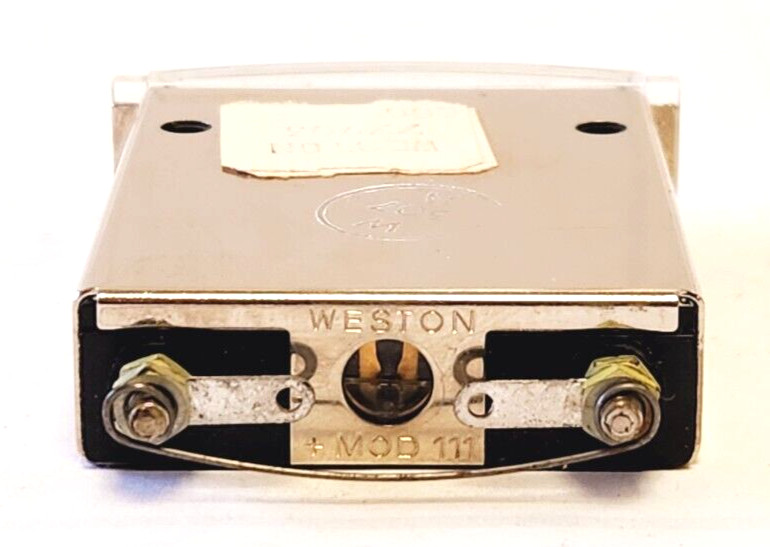 WESTON MODEL 111, 0-10 FS0-50 UA PANEL METER (NEW)
