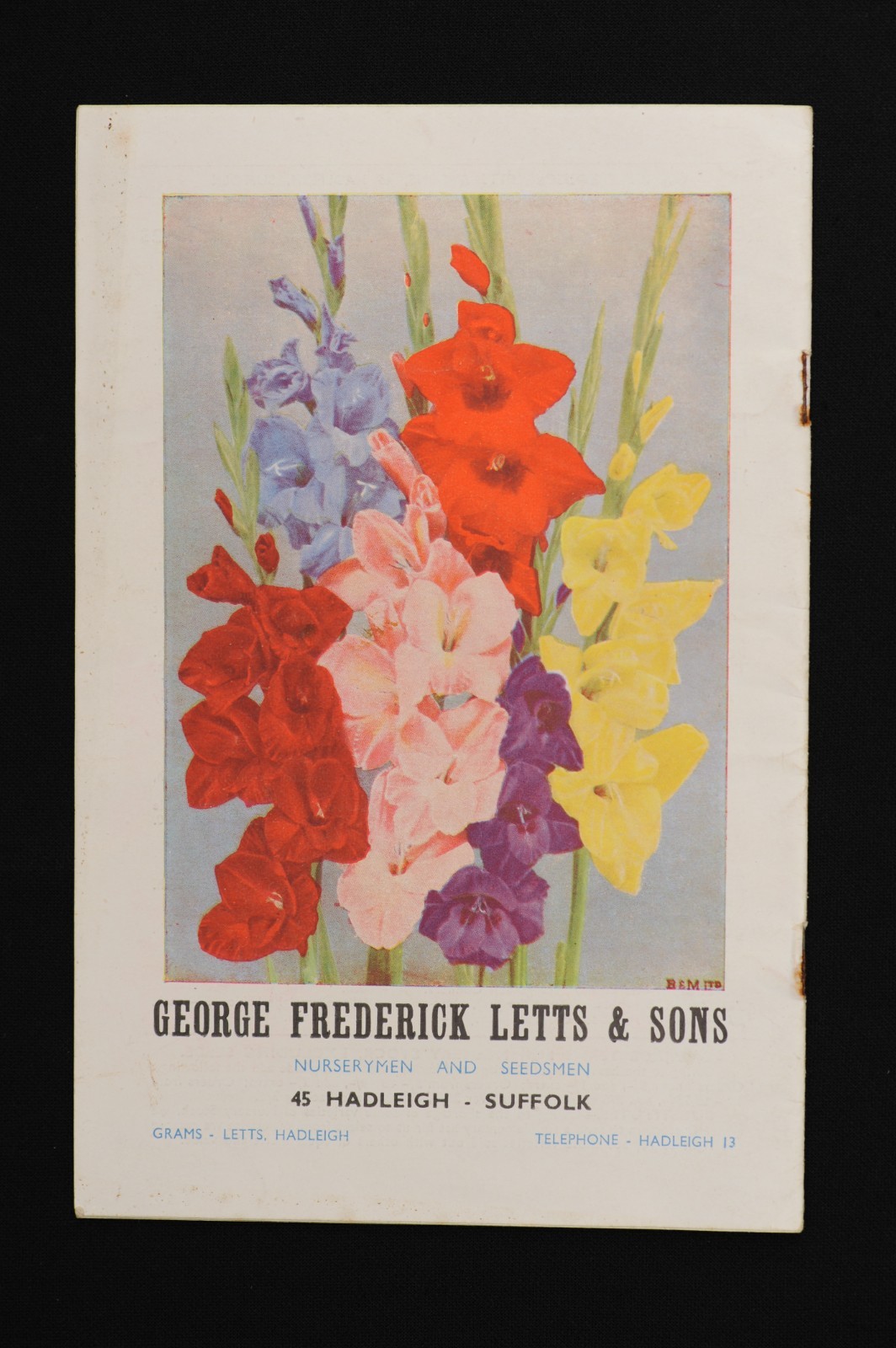 Letts Suffolk Garden Seed Catalogue Vintage Vegetable & Flower Seed Book 1950s