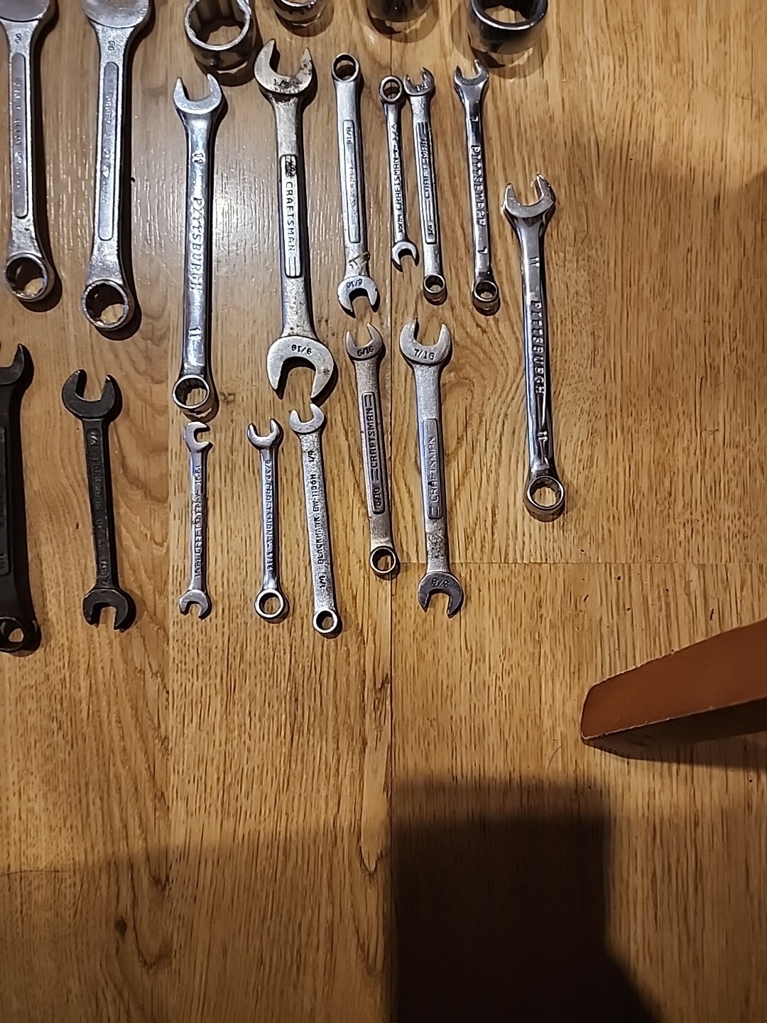 LARGE lot of ASSORTED CRAFTSMAN,FORGED, wrenches – 41pieces – ALL 4 one price