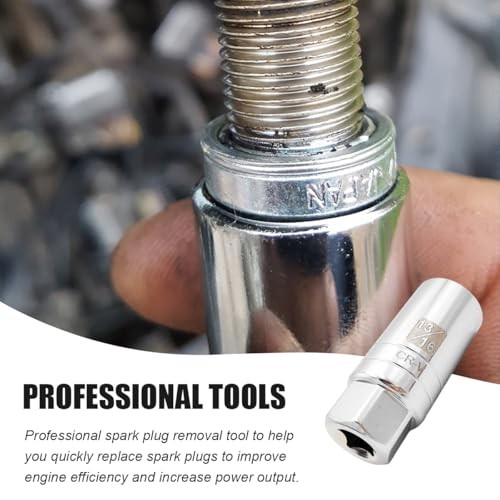 13/16″ Magnetic Spark Plug Socket, 3/8″ Drive 6-Point Chrome Vanadium Steel