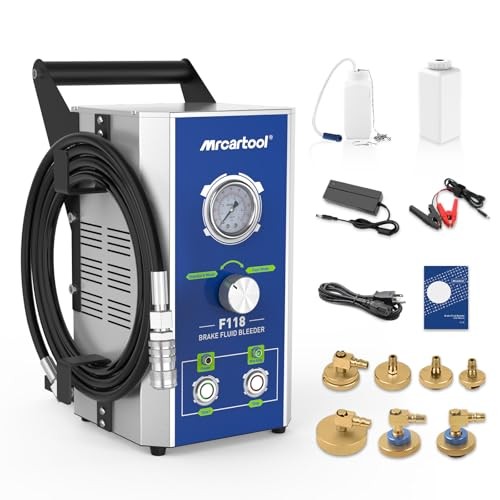 F118 Electric Brake Bleeder Kit, 110V Automotive Brake Fluid Oil F118 Auto