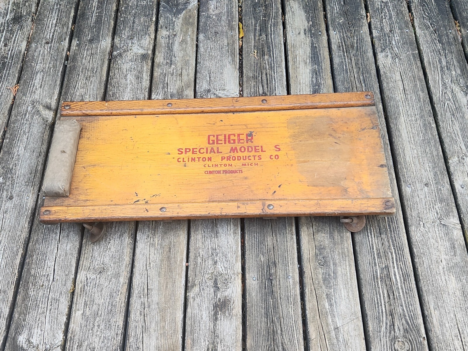 Geiger Mechanics Creeper Special Model “S” 1940’s Vintage Clinton USA Swivel