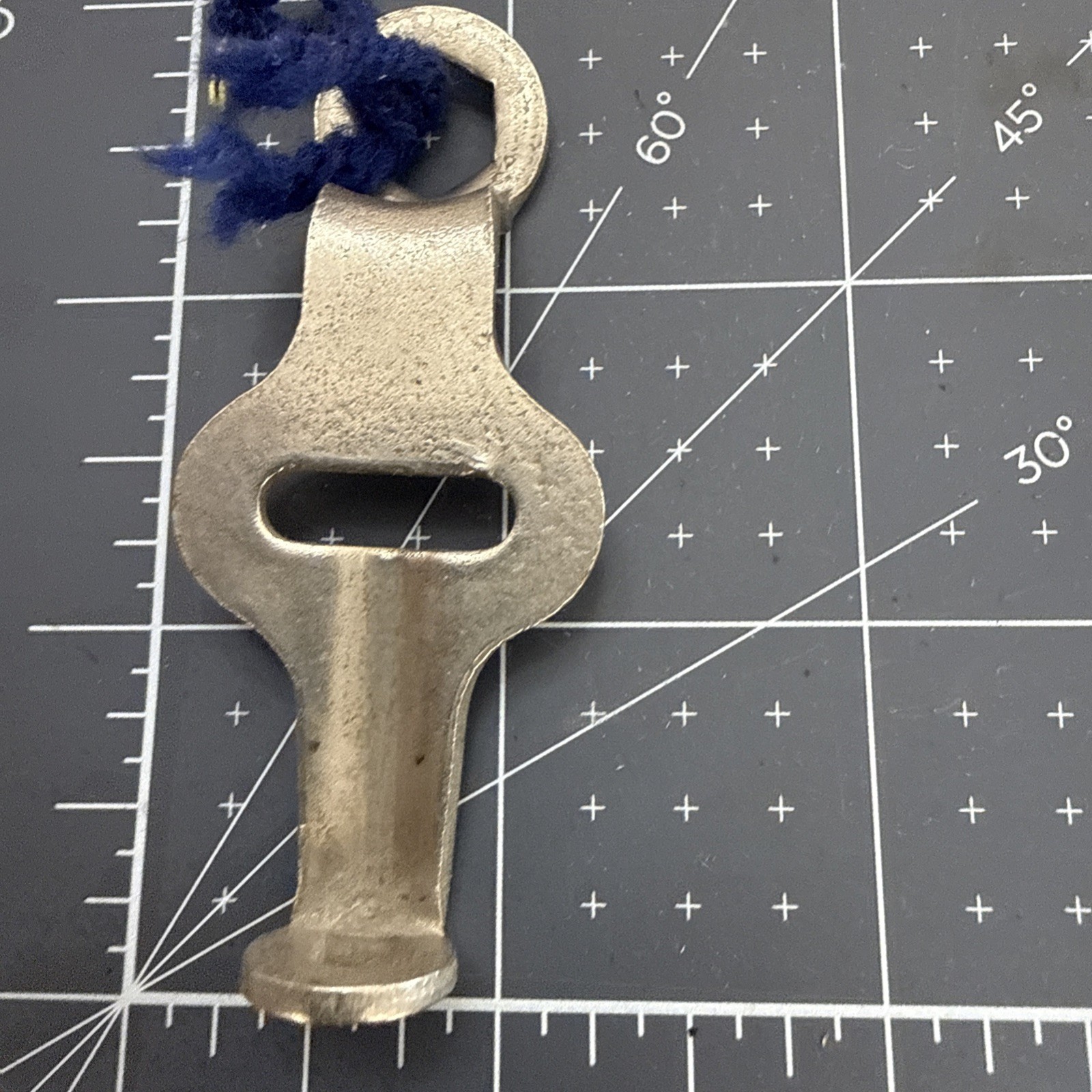 VINTAGE DRUM ROLLER SKATE KEY MULTI TOOL HEX BOLT HEAD 6 SIDED SQUARE DRIVE