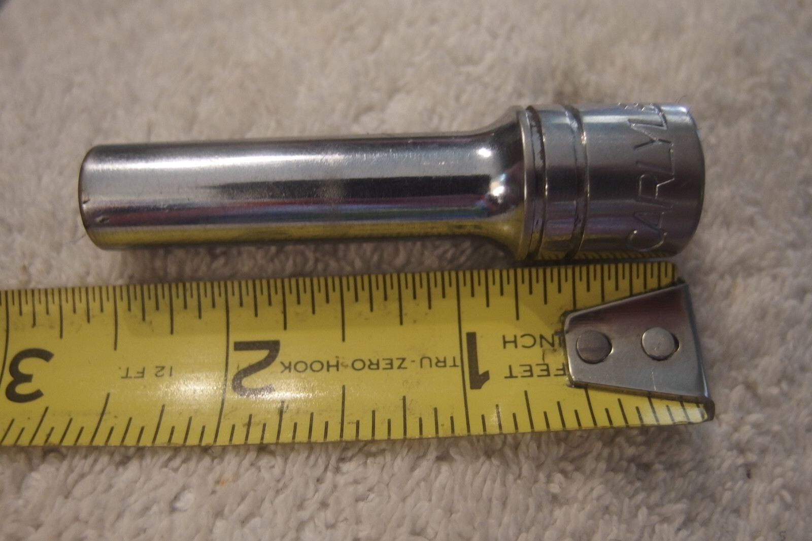 5/16″ Carlyle Tools by Napa SD38010 3/8″ DR. 6PT Deep Socket