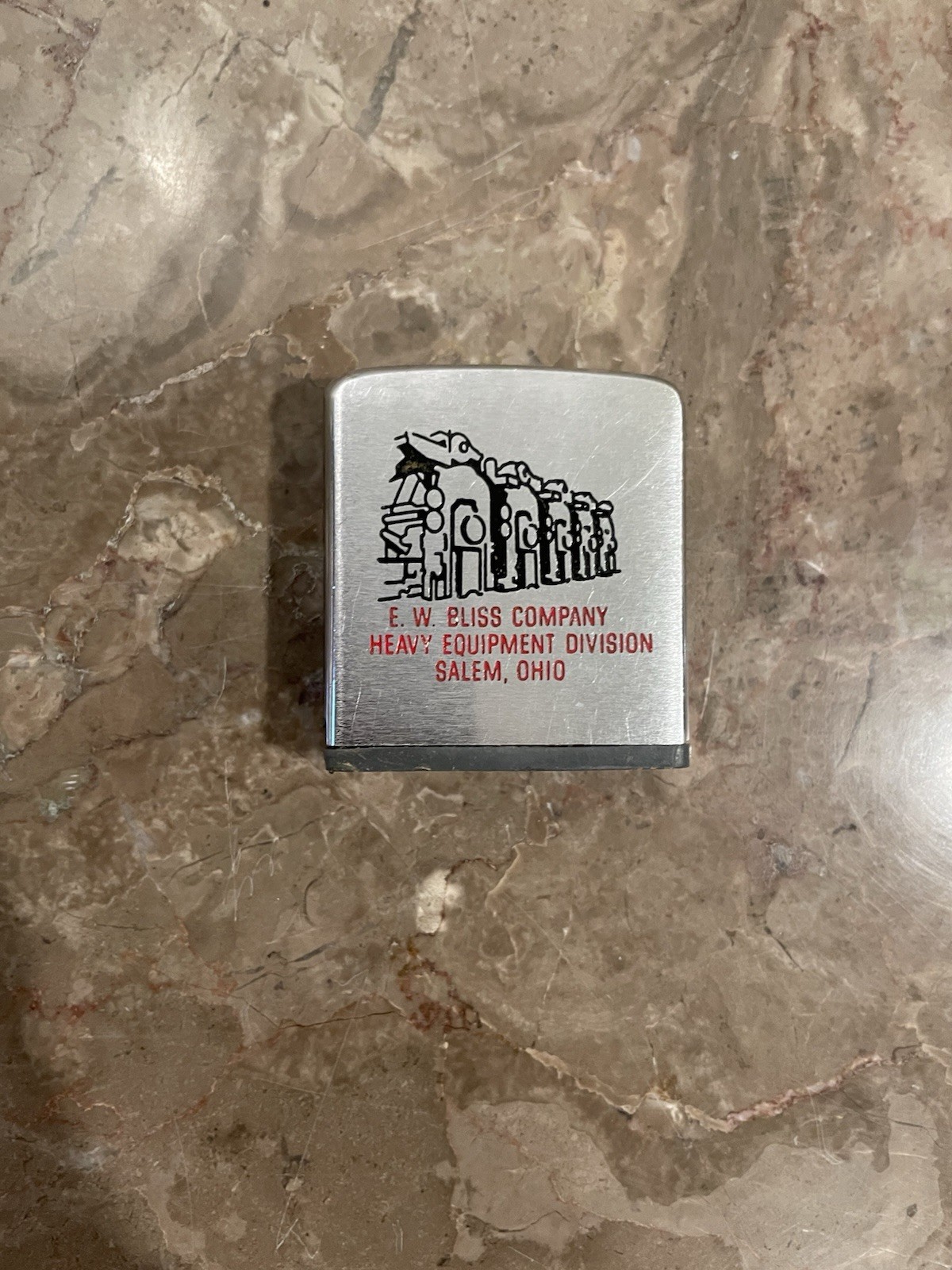 Vintage ZIPPO Rule EW Bliss Co. Heavy Eqt Salem, Ohio Advertising Tape Measure