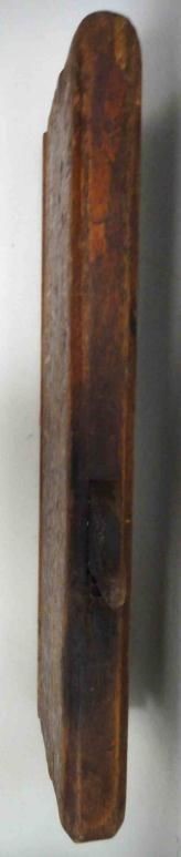 antique WOOD PLANE CURVE BLADE TOOL woodworking molding 10″x3.25″x1.25″