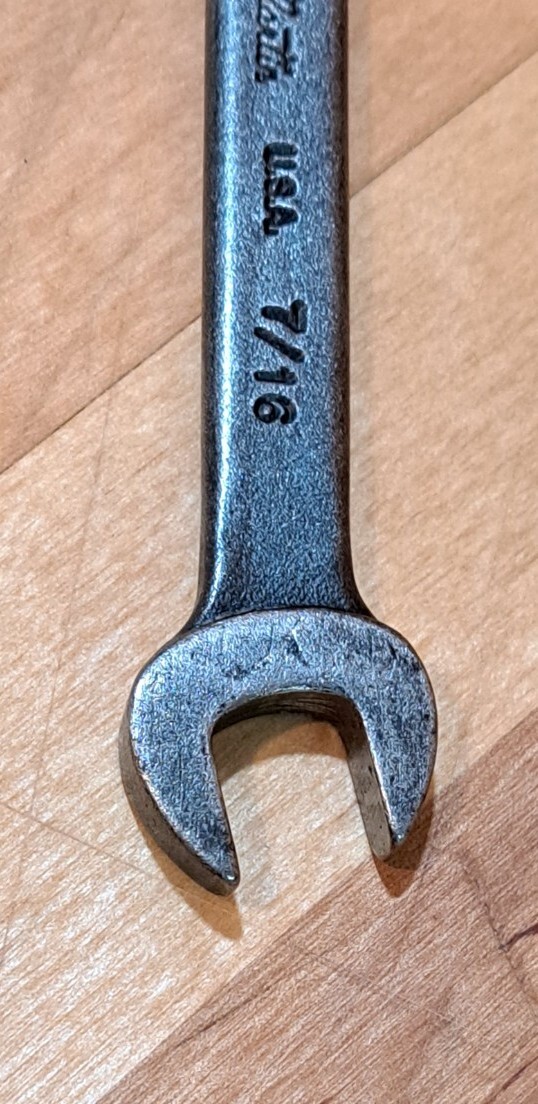 VINTAGE MARTIN #1725 OPEN END WRENCH TOOL 1/2″ & 7/16″ USA TWO AVAILABLE!