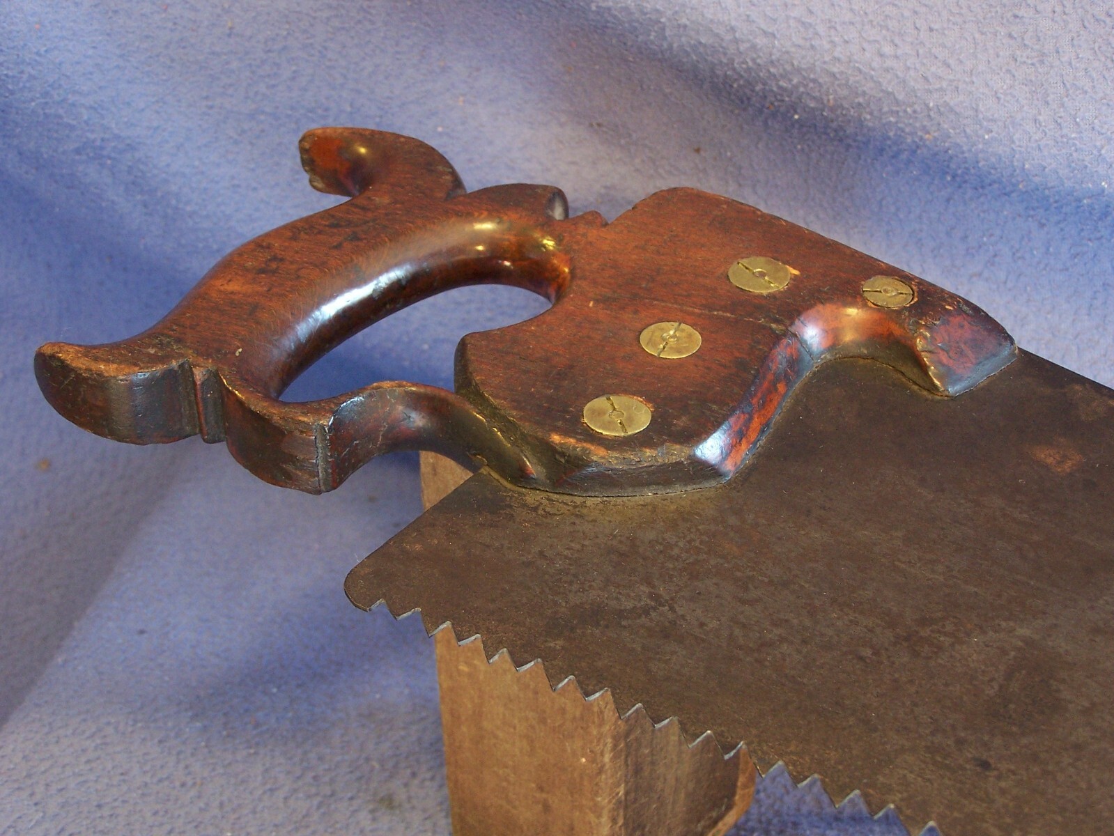 WM&B BAKEWELL & Co early J*B mark 28 in handsaw hand saw split nuts die stamp