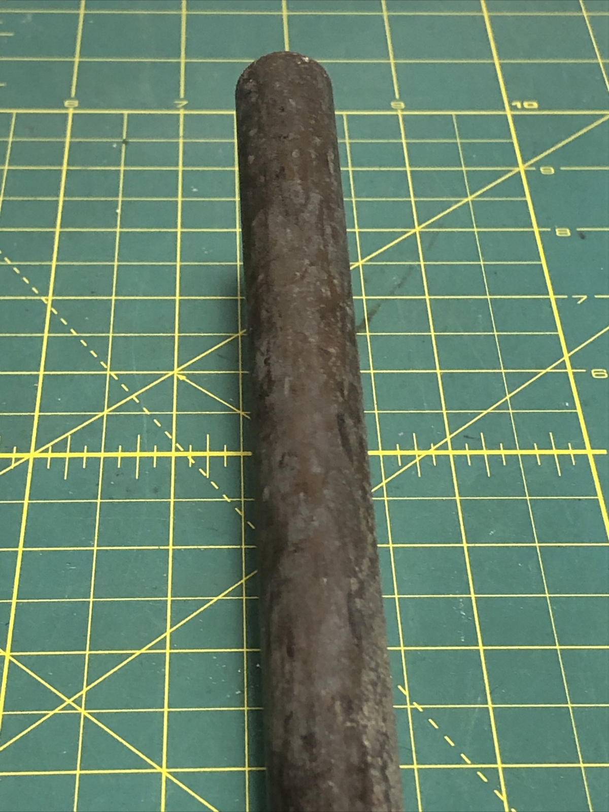 Vintage Solid Brass Large pointed Round Punch 11/16 in X 36 in Machining Tool