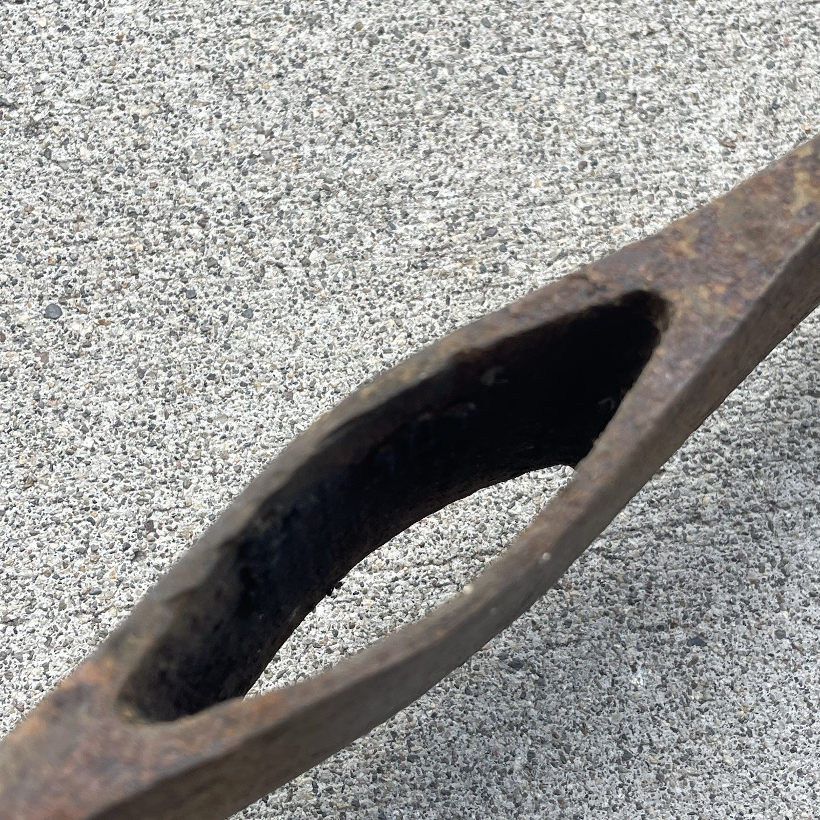 Vtg Collins Legitimus Crown 3 Lbs 6.4ox Double Bit Axe Head Swamping Pattern