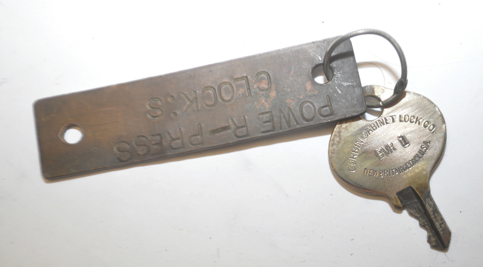 Antique Veeder Root 5 digit resettable #D-100835-17 Mechanical Counter with Key