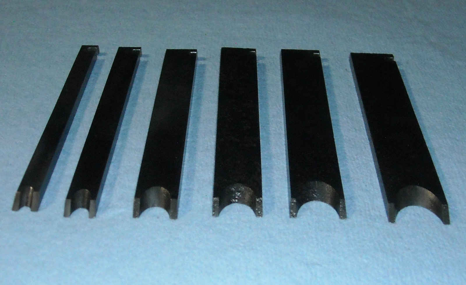 6 Stanley No. 45/55 Comb. Plane Beading Cutters 1/4, 5/16, 7/16, 1/2, 9/16, 5/8