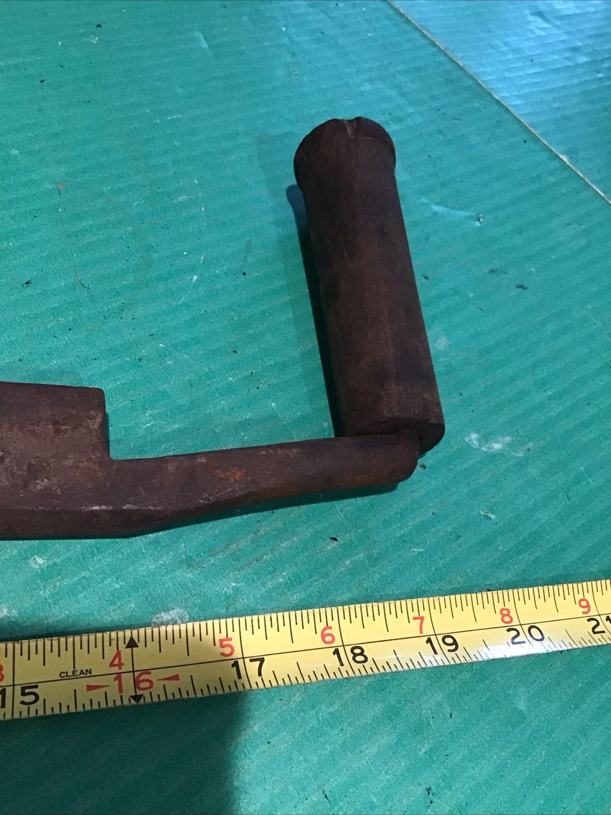 Large 12” Draw Knife Vintage Antique Log Bark Cleaning Tool Beaver Flesher