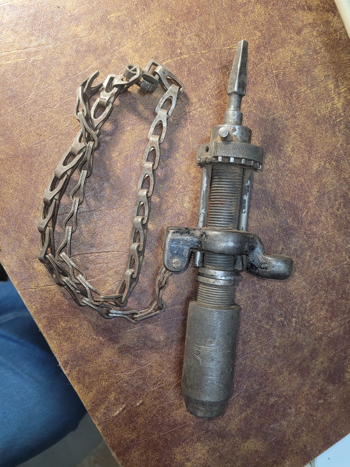 Goodell Pratt Co. CHAIN DRILL BRACE ATTACHMENT, Antque