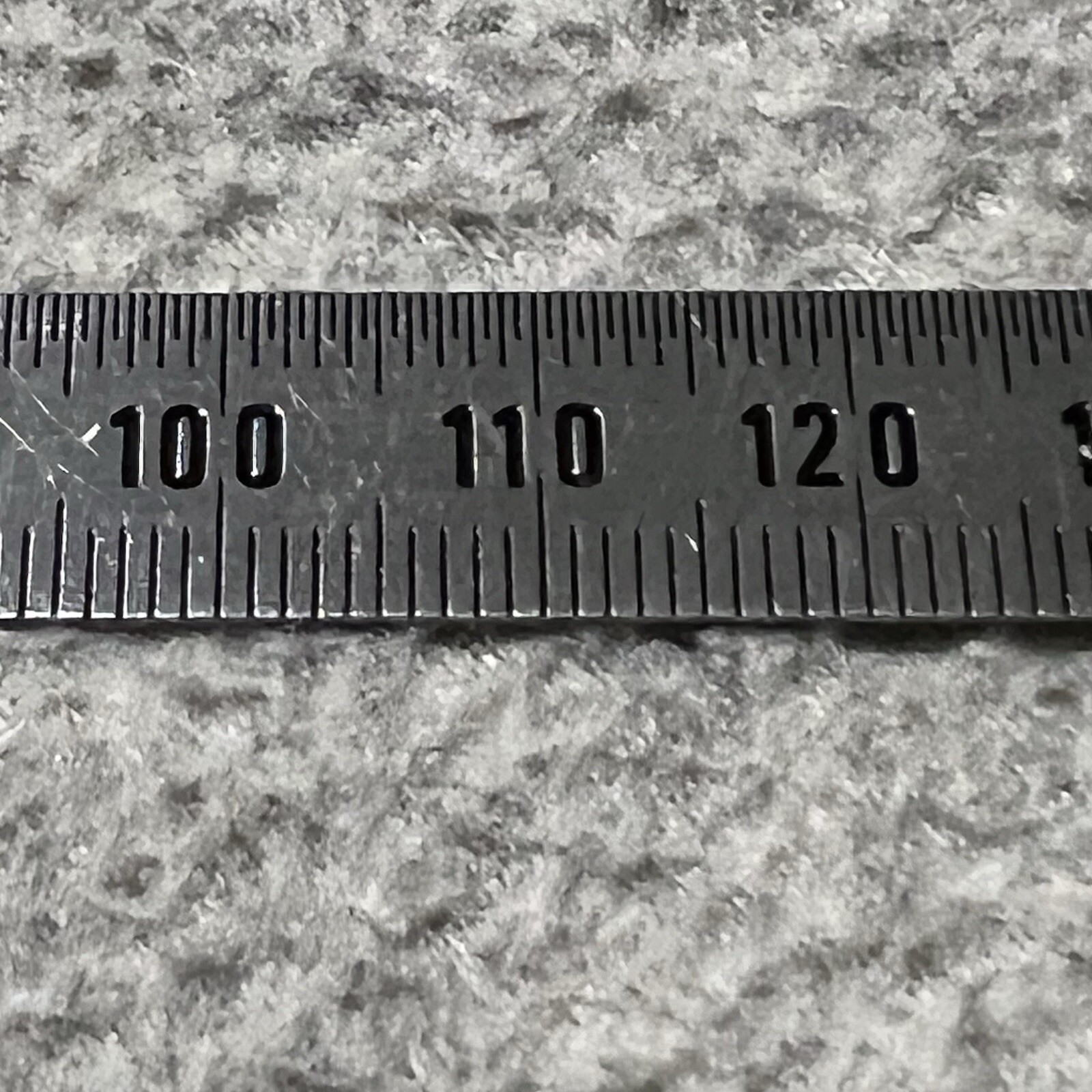 VTG General Metric Stainless Steel Pocket Ruler 6″ Flexible USA Tool, 1/2 & 1 mm