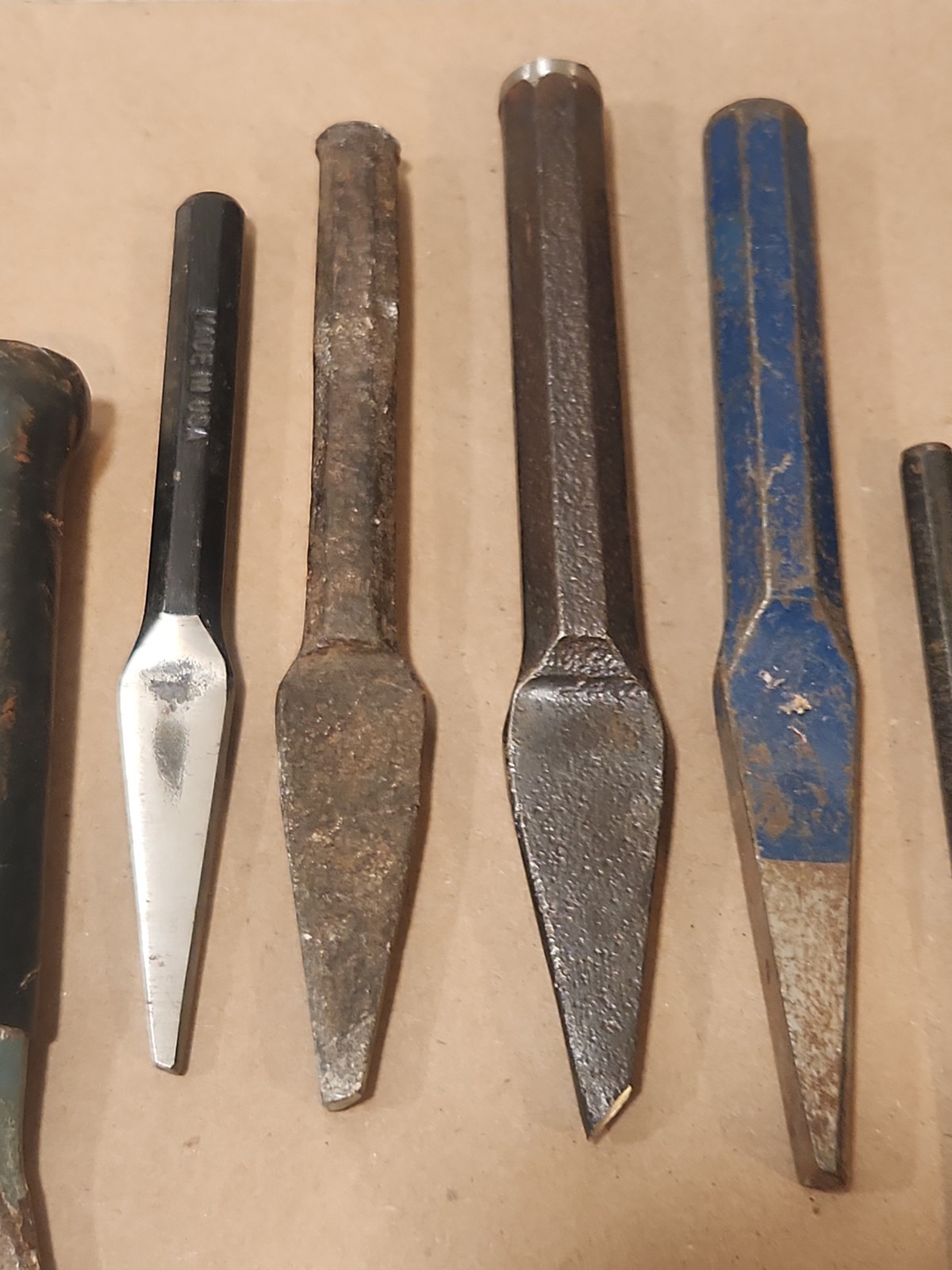 Mixed COLD CHISELS VINTAGE USA LOT OF 20 FREE SHIPPING