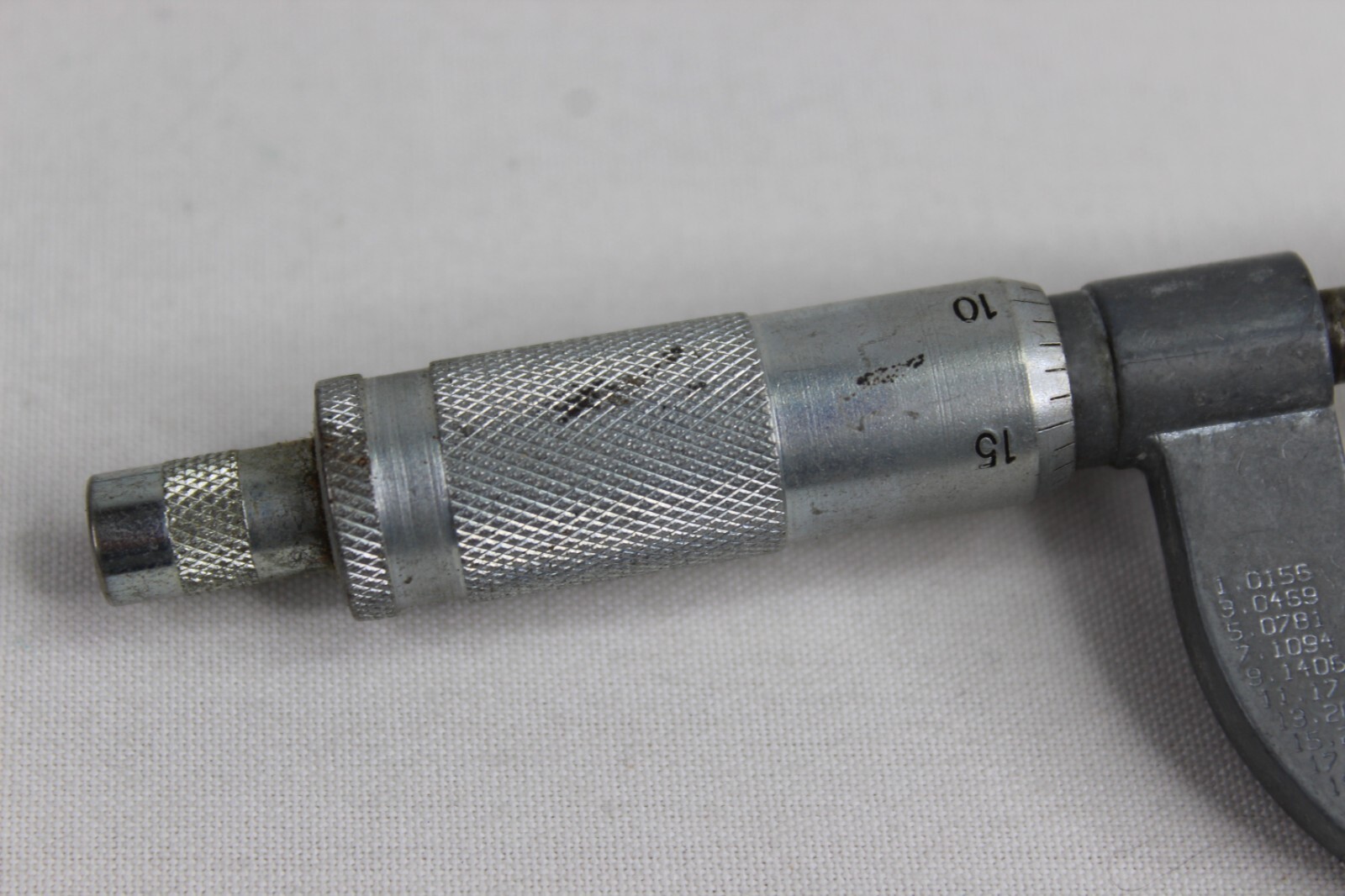 General Tools #102 Graduation Micrometer 0-1 inch x .001 Made in USA
