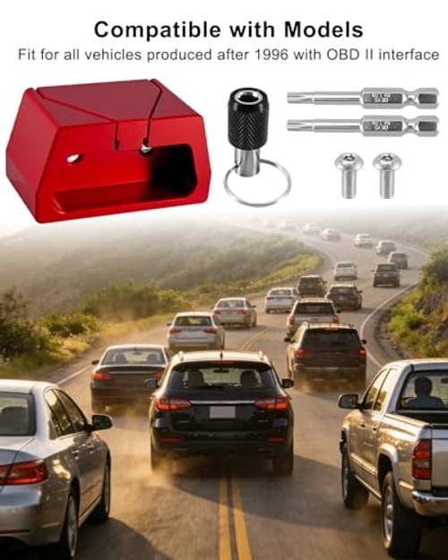 OBD2 Port Locking Tool Fit for All Vehicles Produced After 1996 with OBD II
