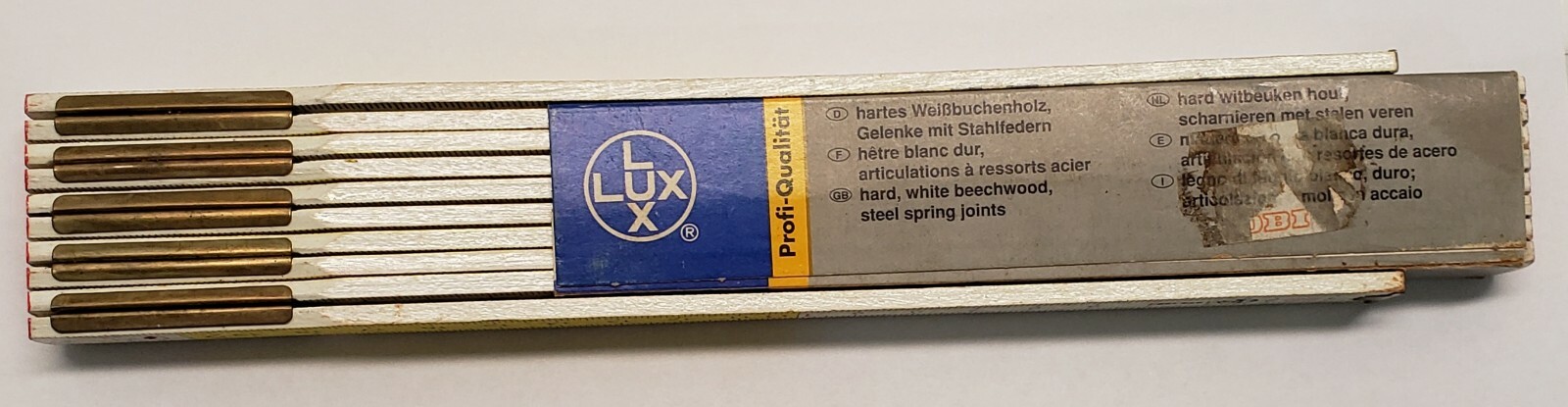 LUX WOOD RULER MODEL 574-158 GERMANY (NEW OLD STOCK)