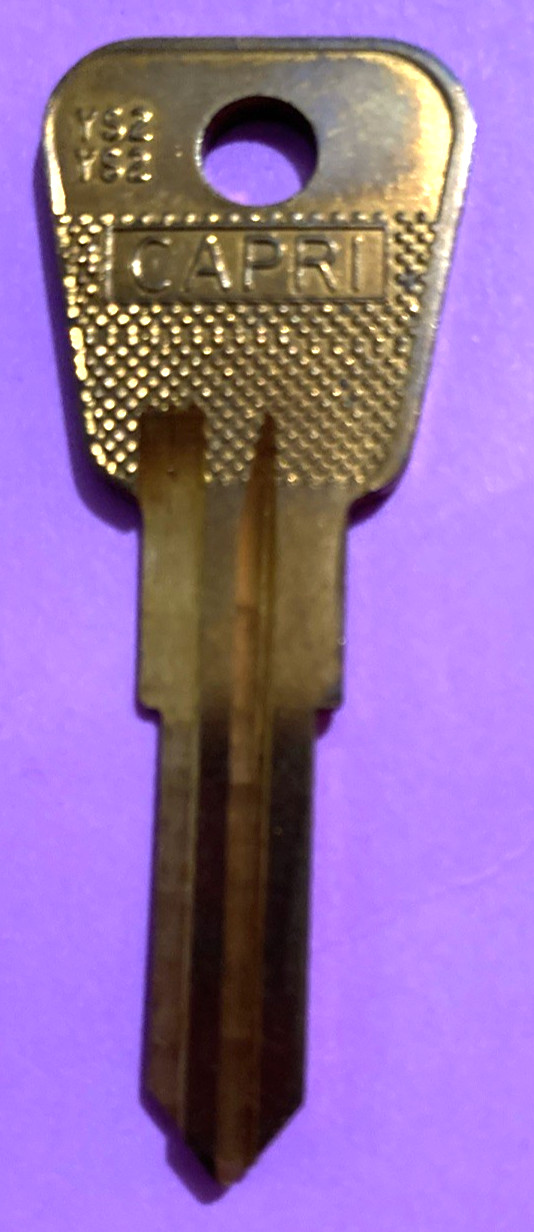 Star Brass Key Blank CP3 X22 Y52 Vintage Ford Mercury Capri UNCUT