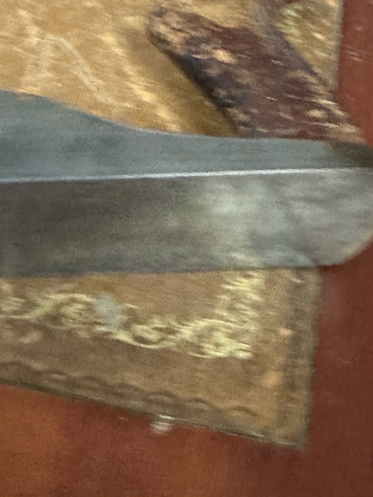 Vintage Made In England Plane Stamped 3 20x11cm