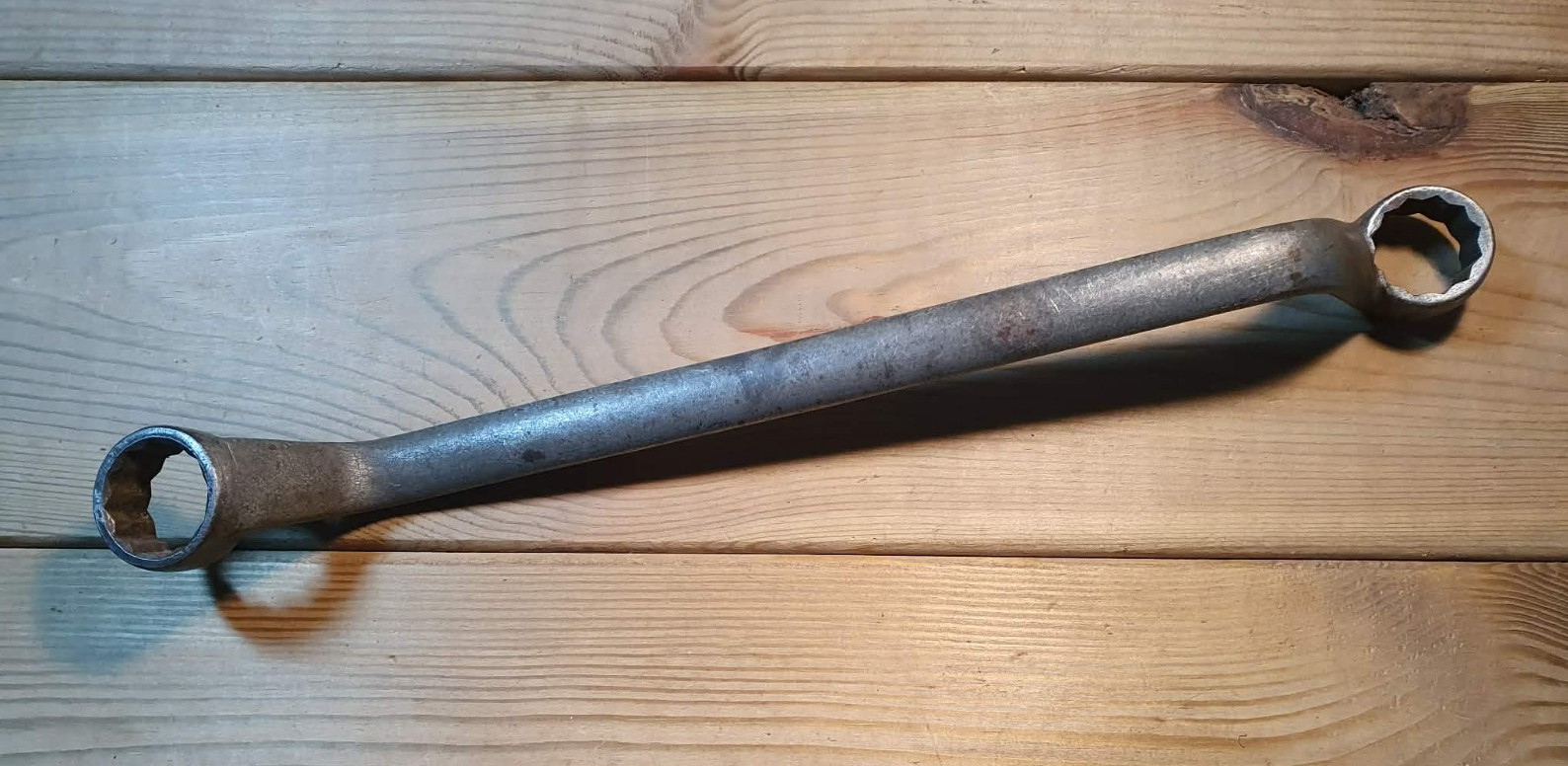 Vintage Herbrand 3731-B Offset Ring Spanner 7/8×13/16 Made in USA, WWII-Era Tool