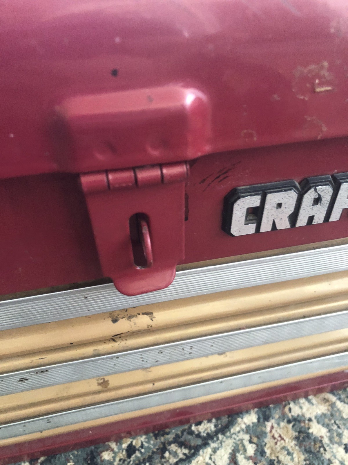 Craftsman 3 Drawer Tool Box Vintage Model 706 Waterloo SF 49ers NFL