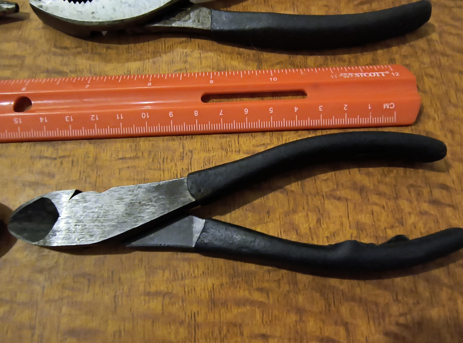CRAFTSMAN Vintage 7″ Diagonal Cutters 45074 Vinyl Grips, USA