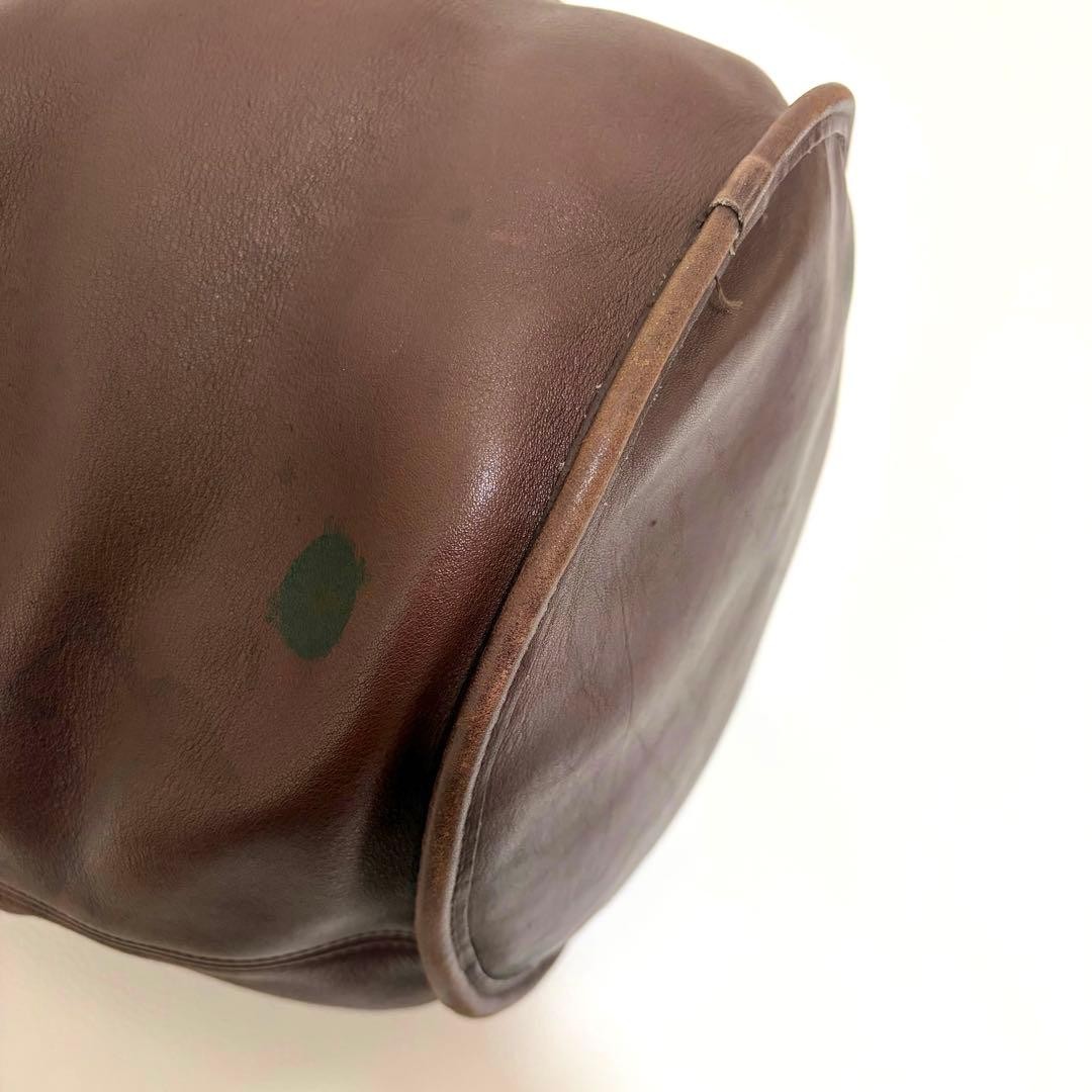 COACH One Shoulder Bag 9085 Brown Leather 31cm x 38cm x 21cm Used