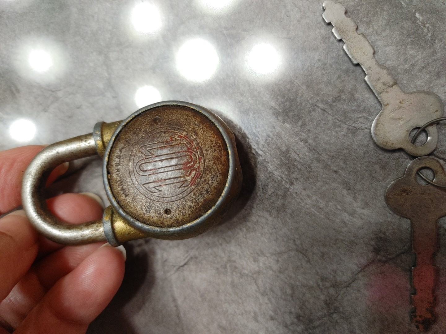 Vintage “101” Padlock with Two Keys