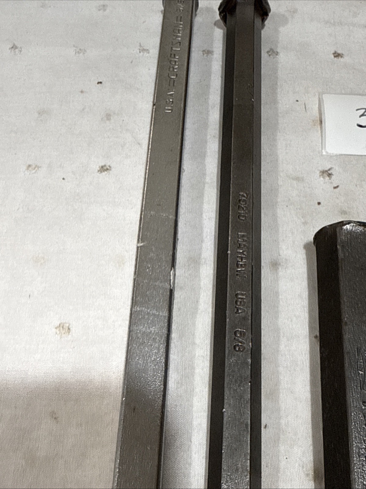 Vintage Cold Chisels Lot USA Craftsman Mayhew Williams Stanley