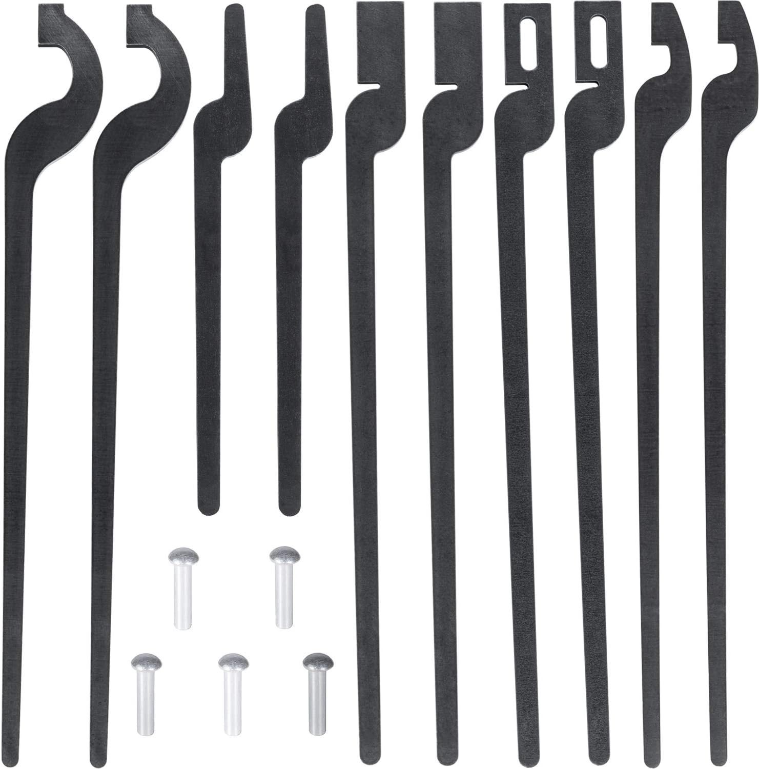 DIY Rapid Tongs Bundle Set – Blacksmith Five Types of Tongs Bundle Set with Rive