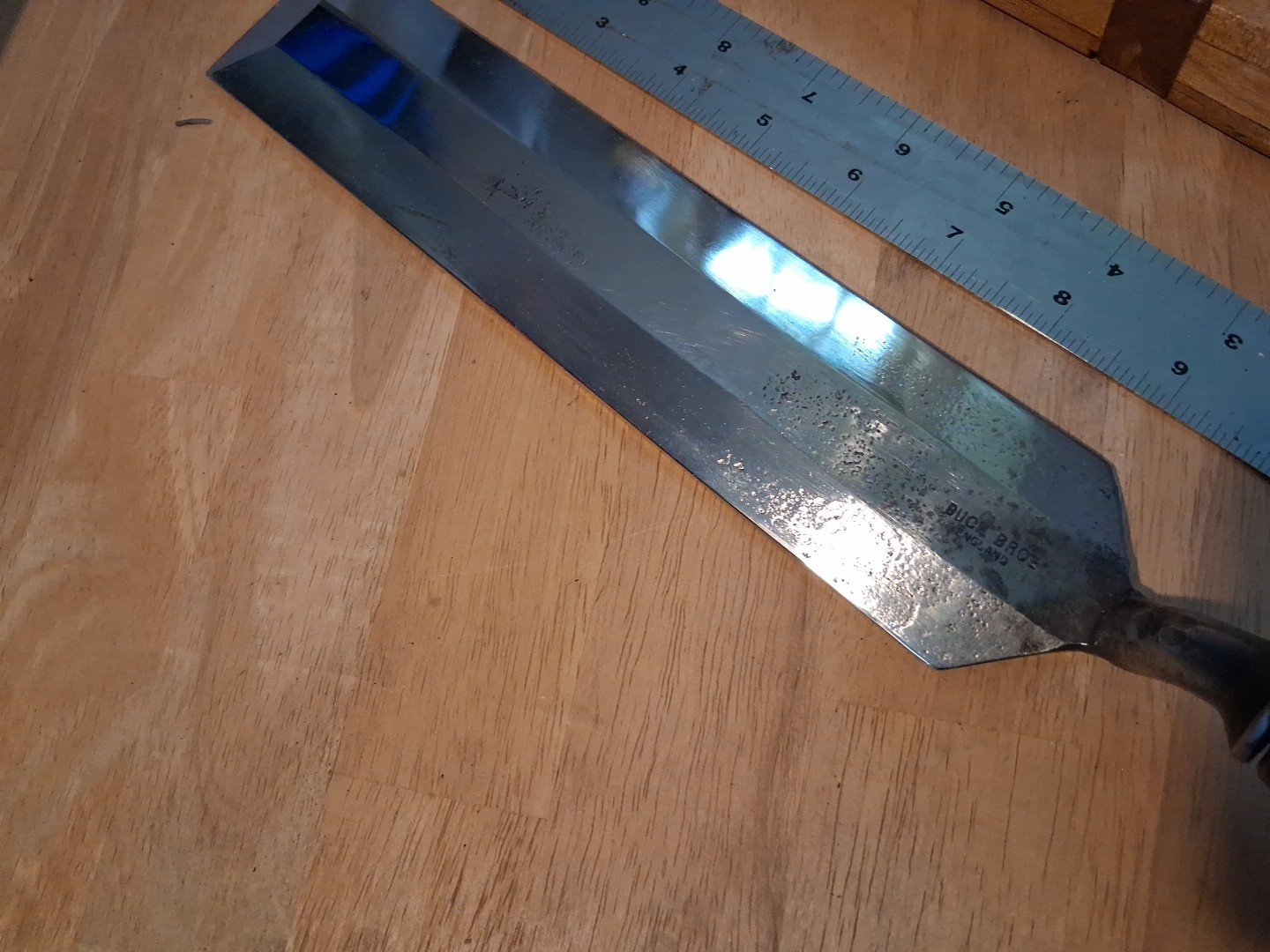 2″ Buck Bros. Crank Neck Paring Chisel, Restored