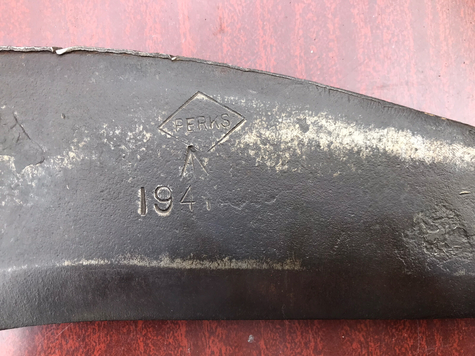 Vintage Bill Hook Slasher PERKS 1941 Military Arrow