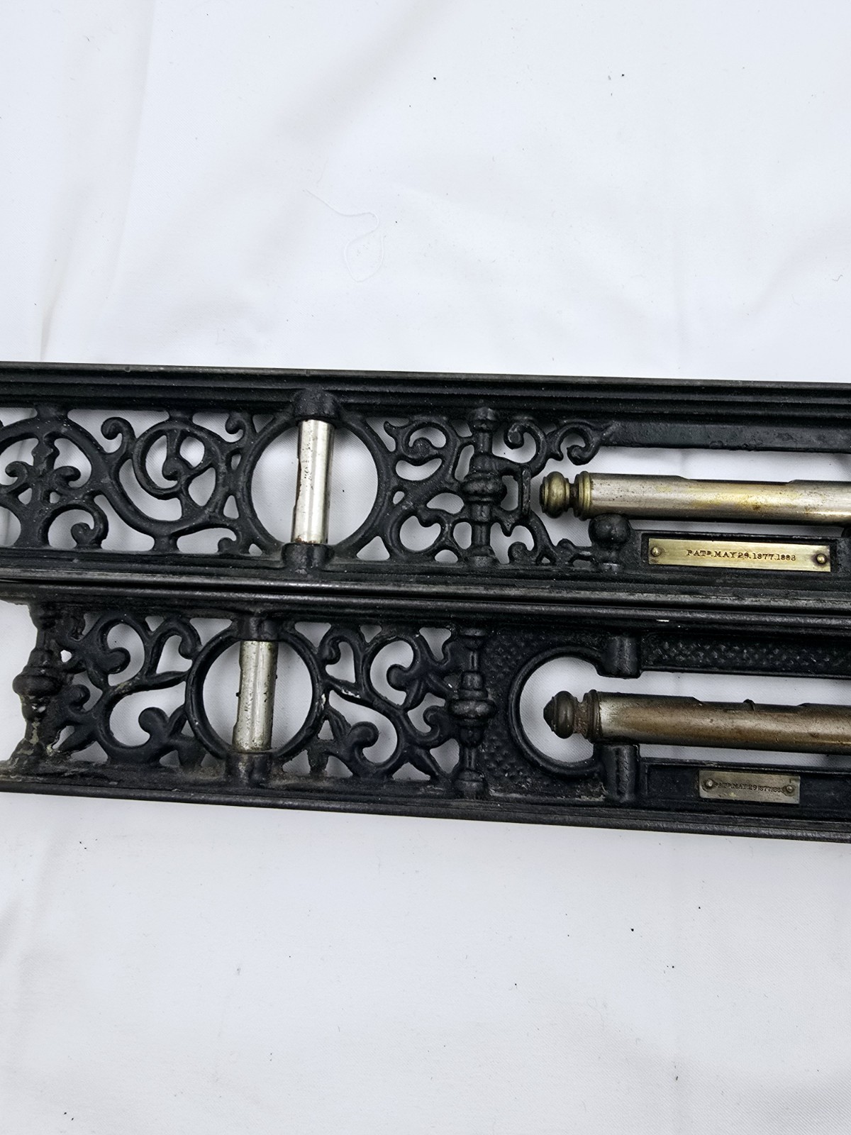 Davis Level & Tool Cast Iron Levels 24″ 18″ 1883 Pat. Matching Pair
