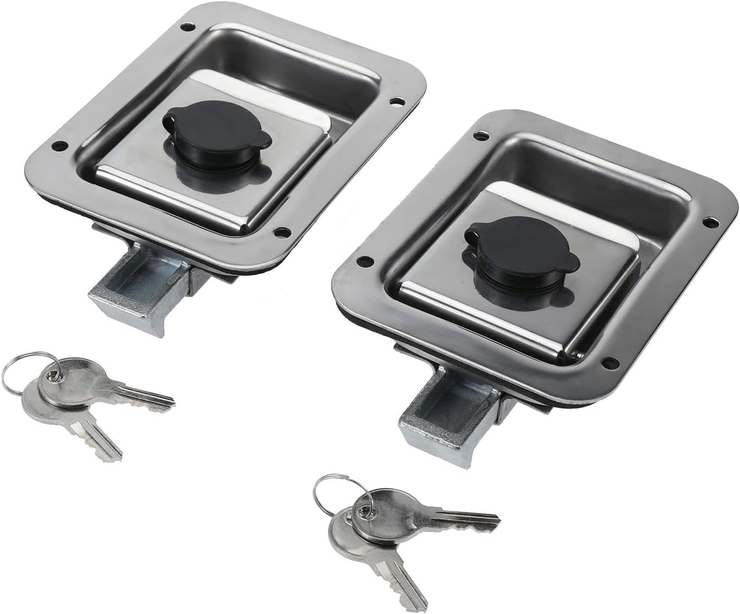 Stainless Steel Rv Door Latch Travel Trailer Lock Heavy Duty Paddle Latch for To