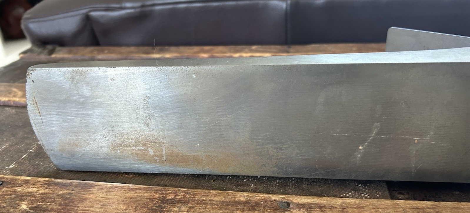 Large Vintage Ricord No. 7 Jointer Plane From England Blue Clean 22 In. Length