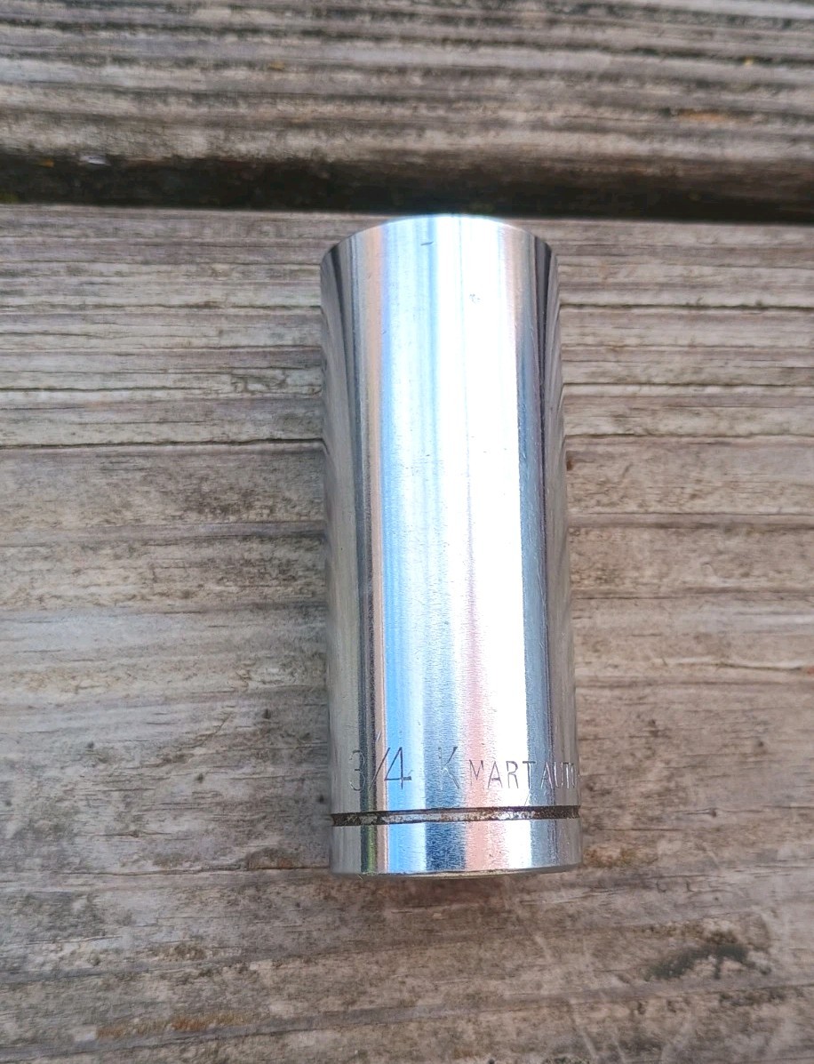 Vintage Kmart Tool 3/4″ Deep Socket 12 Point 3/8″ Drive 263 Japan