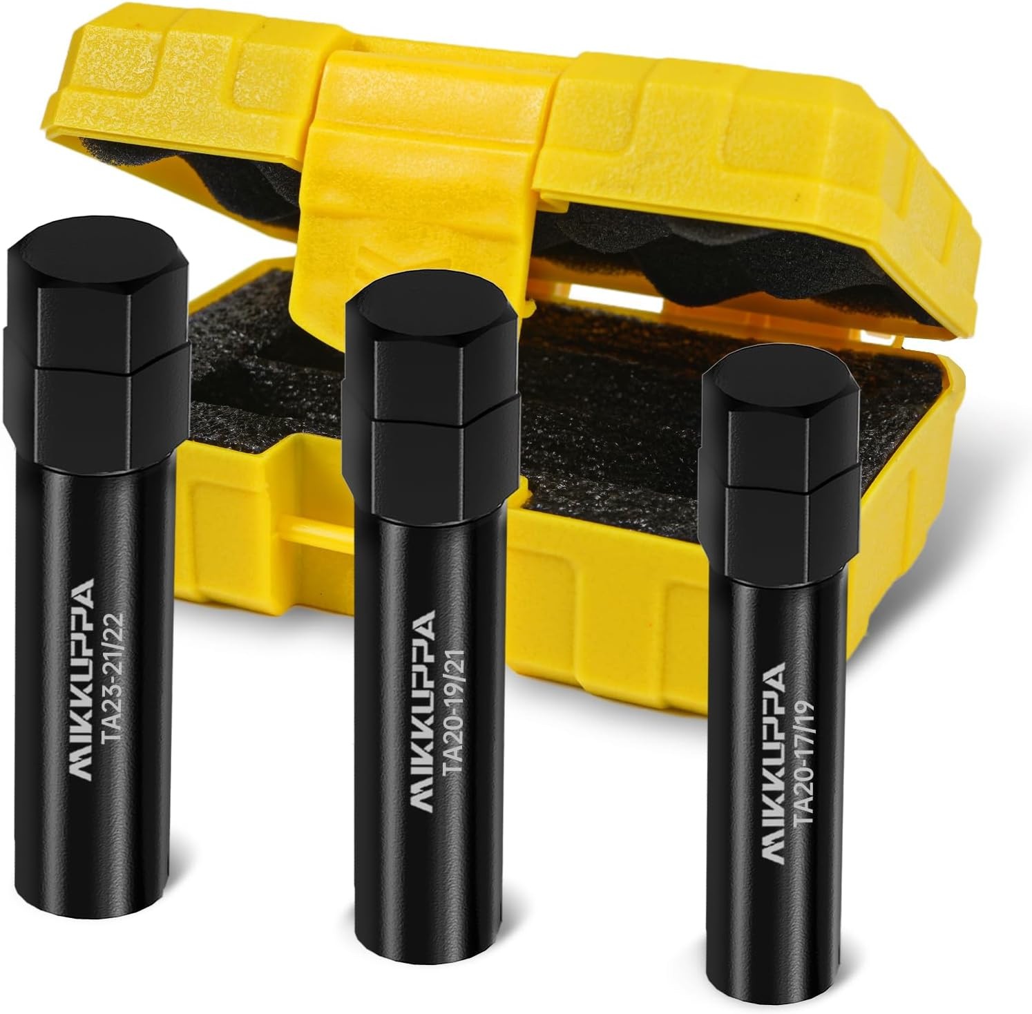 MIKKUPPA 10 Spline Lug Nut Key Set, 3 Pack 10 Point Lug Nut Removal Socket fo…